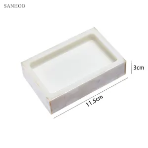 SANHOO Cheapest Hotel Resin White Guestroom Serving Tray Luxury Amenities Tray Set Hotel Supplier