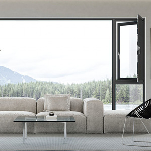 หน้าต่างอลูมิเนียมมาตรฐานยุโรปแบบพรีเมียม พร้อมฉนวนกันความร้อน กระจกนิรภัยแบบ Low-E สำหรับโรงแรมและโรงพยาบาล ทั้งแบบพาโนรามาและแบบเปิด-ปิด - Product Image 5