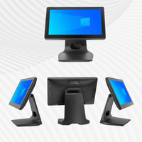 Système de point de vente (PDV) fiable de haute qualité avec écran tactile unique de 15,6 pouces, machine de facturation et de paiement tout-en-un, caisse enregistreuse pour le commerce de détail