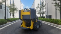 Mini-chargeuse sur pneus 1000 kg, charge nominale 180 kg, charge utile maximale 210 kg, multi-attaches, machine EPA EURO5