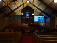 Shenzhen MDS LED mur vidéo intérieur plein et couleurs vives écran haute définition P1.51 P1.86 P2.6 écran HD pour l'église