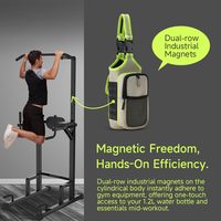 Nouveau sac de sport imperméable à l'eau tendance avec porte-bouteille magnétique et sangle réglable