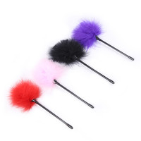 Bâton de plume de 20 cm pour chatouilles et taquineries, jouet sexuel BDSM, accessoire de bondage et de fessée, produit sexuel pour couples