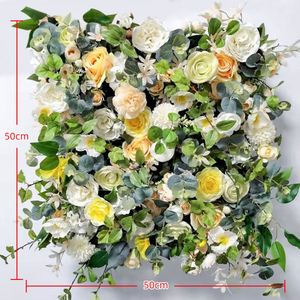 Panel de Pared 3D de Flores Artificiales Coloridas Personalizadas, Camino de Mesa, Centros de Mesa, Diseño de Arco, Hecho a Mano, Duradero, Moderno, con Marco de Hierro - Product Image 2