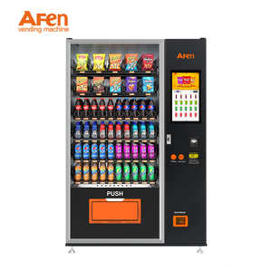 เครื่องจำหน่ายสินค้าอัตโนมัติ AFEN หน้าจอสัมผัสขนาดใหญ่ รองรับการชำระเงินด้วยเหรียญและคิวอาร์โค้ด เหมาะสำหรับธุรกิจเครื่องดื่มและขนมขบเคี้ยว - Product Image 2