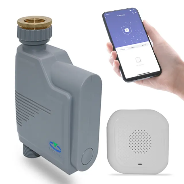 Zigbee jardin vanne d'eau intelligente irrigation goutte à goutte automatique TUYA app minuterie d'eau intelligente