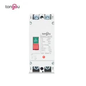 TONGOU-disyuntor TOSM8DC de 2 polos, 125 A, MCCB, carcasa moldeada