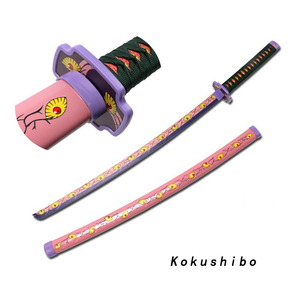 Ensemble complet de l'épée en <span class=keywords><strong>bois</strong></span> de style anime <span class=keywords><strong>Demon</strong></span> <span class=keywords><strong>Slayer</strong></span>: Kimetsu No Yaiba Tanjiro Kamado Nichirin Blade COS - Product Image 3