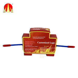 เครื่องดับเพลิงแบบละอองลอยอัตโนมัติแบบพกพา CO2เก็บพลังงานมุมตู้เหล็กแบบ Snap-On - Product Image 1