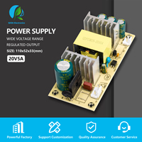 Alimentation à découpage 20V 5A SMPS pour caméra de sécurité CCTV, bande LED, carte de contrôle d'automatisation IoT pour maison intelligente CE