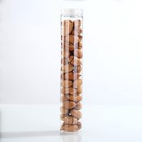 Récipient en plastique transparent personnalisé Pp en plastique transparent de qualité alimentaire pots d'épices, de bonbons et de miel avec couvercles pour emballage alimentaire