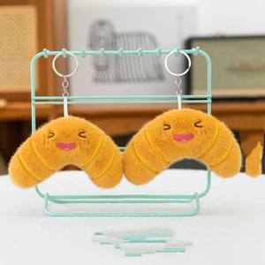 Lindos Llaveros de Peluche de 4 Pulgadas con Forma de Pasteles, <span class=keywords><strong>Hamburguesas</strong></span> Occidentales, Juguetes, Figuras, Adornos, Colgantes de Pan, Comida Simulada - Product Image 1