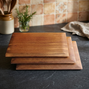 Planche à découper de luxe artisanale haut de gamme, plateau de service rustique en bois de boucher, planche de cuisine naturelle, plateau personnalisé avec logo OEM - Product Image 1