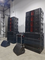 Enceinte Line Array double 12 pouces Pro-3123, 3 voies, pour location d'événements de grande envergure, système audio DJ, directement de l'usine