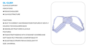 OL-CL801 รั้งกระดูกไหปลาร้าสําหรับเด็ก - Product Image 4