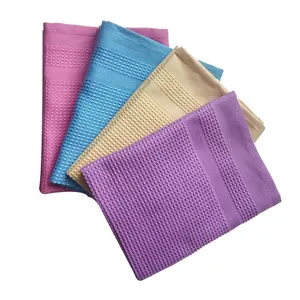 Luxurious Plush Hair Microfiber Warp-knitted Soft Microfiber And Cotton Bath Terry Towel