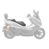 Siège de moto en cuir noir imperméable, coussin de siège de scooter, siège arrière de moto pour UFR150, scan 3D