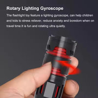 Lampe torche multifonctionnelle Foxhawk en alliage d'aluminium - Super lumineuse, étanche IP65, faisceau réglable, 10 ans de garantie