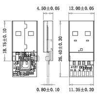 Module de codec audio numérique USB-A CB1200AU 48kHz/16bit ADC pour microphone USB, casque de jeu, audio de conférence – Fourniture en gros OEM