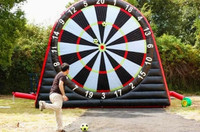 Jeu de fléchettes de football gonflable pour aire de jeux intérieure, événements sportifs et locations pour fêtes
