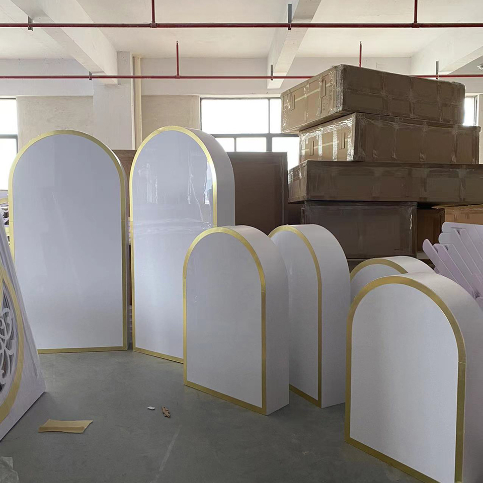 Luxury Wedding Decoration Backdrop Pvc Panel For Wedding Event Stage Decorations Set