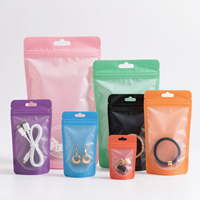 Bolsa de plástico con cremallera personalizada Línea DE DATOS Embalaje de cable USB Cajas de teléfono Bolsas de plástico de lujo