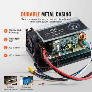 WF-8955-AD-MBA 55 Amp RV Converter Replacement Unit Main Board Assembly for <b>Inverters</b> & Converters - Product Image 6