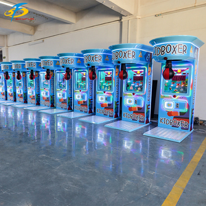 Machine de jeu d'arcade de boxe pour enfants à monnayeur, avec prise universelle en <span class=keywords><strong>plastique</strong></span> haute durabilité 110-240V, lumière clignotante et son réaliste - Product Image 6