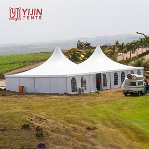 Tentes de mariage en PVC ignifuges 6x6 8x8 pour événements en plein air, capacité de 50 personnes - Product Image 2