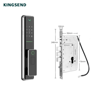 For EY-312 Mini Pro Smart <b>Lock</b> NFC Controlled Door <b>Lock</b> Camera for Network Face Recognition Fingerprint Unlock Aluminium - Product Image 3