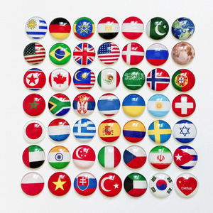 Épinglette de drapeau de mode personnalisée bon marché Royaume-Uni États-Unis Brésil Canada Mexique Italie Épinglette minimaliste en métal personnalisée - Product Image 3