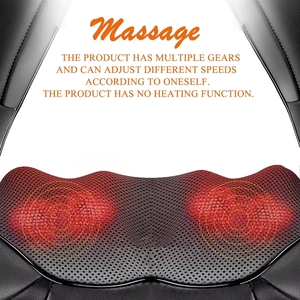 Meistverkaufte Produkte Nacken- und Rückenmassagegerät mit Wohltuender Wärme, Tiefes 3D-Knetmassage-Kissen für Schulter, Bein - Product Image 3