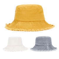 RongGuang vente en gros mode haute qualité coupe-vent corde été seau chapeau imprimé pêcheur chapeaux pour femmes hommes