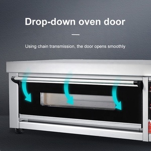 Four commercial hybride électrique et à gaz tout-en-un en acier inoxydable pour la cuisson de pain, gâteaux, pizzas, biscuits et autres produits de <span class=keywords><strong>boulangerie</strong></span> - Product Image 6
