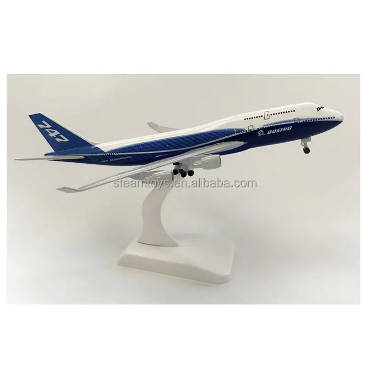 보잉 B747-400 오리지널 다이 캐스트 모델 비행기 20cm 1/300 금속 항공기 모델 OEM 맞춤형