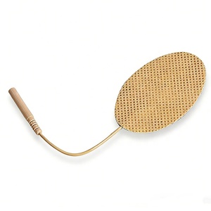 Patch Elektroda <span class=keywords><strong>TENS</strong></span> Oval Non-woven Perekat Sendiri Grosir CE ISO dengan Kabel Pin 2.0mm untuk Unit Pijat <span class=keywords><strong>TENS</strong></span>/EMS - Product Image 3