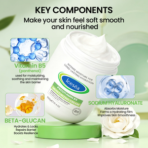 Crema Idratante al Niacinamide con Aloe Vera e Antiossidanti, Idratazione a Lunga Durata, Nutriente per Pelle Secca, Etichetta Privata OEM 550g - Product Image 3