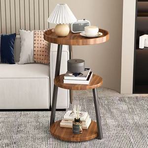 Mesa de centro pequeña de nuevo estilo, mesa auxiliar para sofá, sala de estar, apartamento pequeño, mesita de noche, mesa esquinera sencilla, mueble auxiliar. - Product Image 1