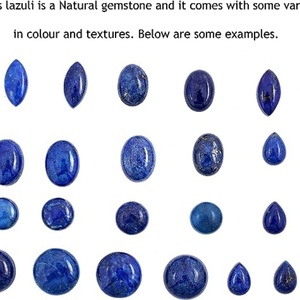 ต่างหูทรงกลมสีน้ำเงินแซฟไฟร์ จัดส่งรวดเร็ว ชุดต่างหูเงินแท้ ต่างหูลาพิสลาซูลีธรรมชาติ ต่างหูทอง - Product Image 5