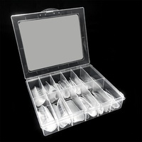Formes à ongles personnalisées avec logo, double forme française, formes papillon et carrées, en acrylique/plastique, haute viscosité pour extension d'ongles