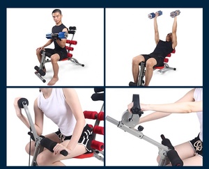 Trang chủ thiết bị tập thể dục 6 trong 1 tổng số phòng tập thể dục AB điện Crunch máy - Product Image 6