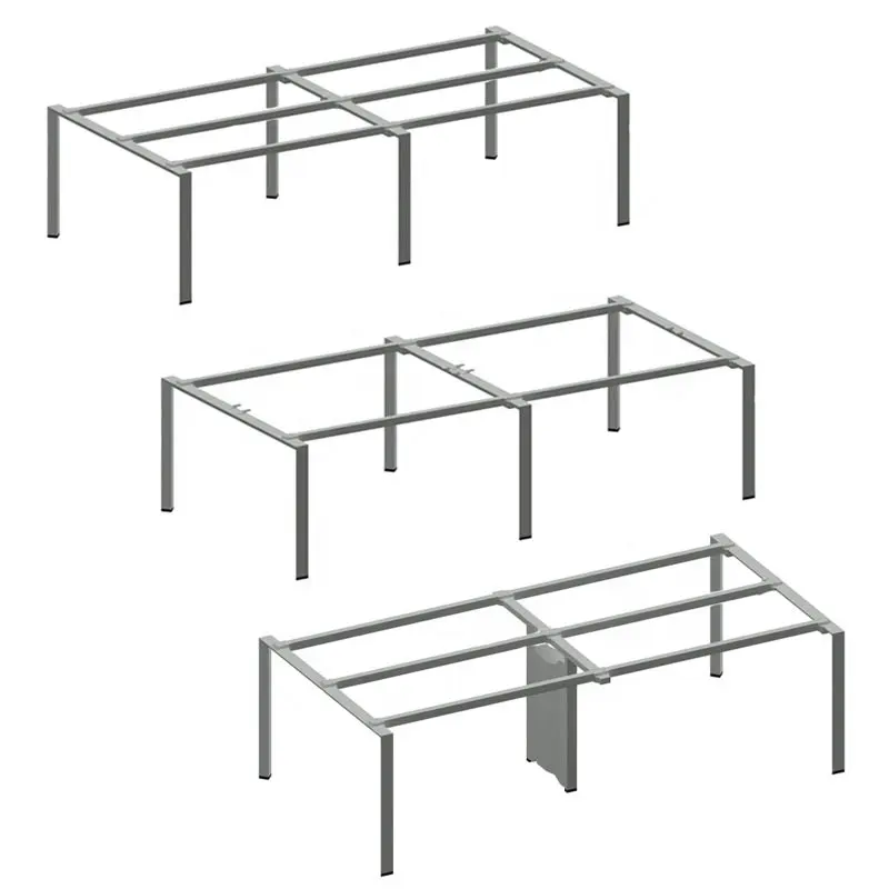 Kantoorbureau Metalen Frame Meubelen Kantoor Aluminium Meubelen Tafelpoot Tafel