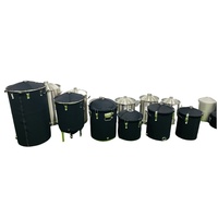 Couvercle personnalisé en néoprène 20L 30L 40L 50 L 150L 300L Couvercle de cuve de fermentation Brassage de bière Brasserie domestique Cuve de fermentation Jacker