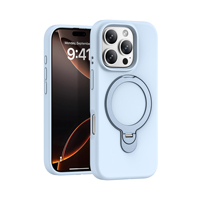Dernière conception de protection magnétique support liquide Silicone étui de téléphone protecteur d'écran pour iPhone 12 13 14 15 16 Plus Pro Max