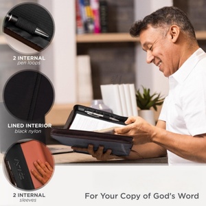 Étuis de livre personnalisés, couverture de Bible en cuir PU, porte-Bible délicat pour femmes - Product Image 3