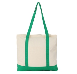 Sacs fourre-tout en <span class=keywords><strong>toile</strong></span> de coton calicot de taille moyenne, vierges, avec poche zippée et anse longue, personnalisables avec logo imprimé - Product Image 4