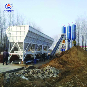 Centrale à béton portative électrique HZS120, centrale à béton prête à l'emploi fixe à bande transporteuse 240m³/h - Product Image 6
