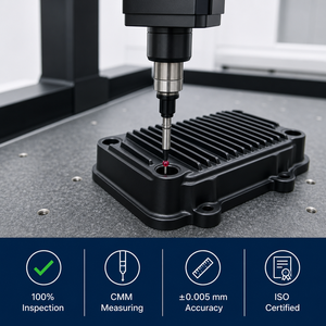 Couvre-culbuteur de moteur en alliage d'aluminium 6061 anodisé noir, usiné CNC 4 axes par <span class=keywords><strong>Billet</strong></span> Craft, étanchéité de précision - Product Image 3