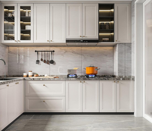 Tủ bếp cao cấp bóng gương, các kiểu dáng tủ bếp và nội thất gia đình, tủ bếp có đảo bếp kèm bộ lưu trữ - Product Image 5