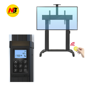 North Bayou NB TW100 75-110 "regolabile in altezza elettrico motorizzato LCD <span class=keywords><strong>TV</strong></span> supporto supporto Mobile carrello - Product Image 1